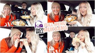 TACO BELL Family Mukbang Entire Menu [upl. by Candis]