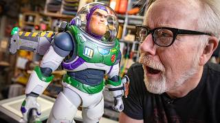 Adam Savage Reacts to Animatronic Buzz Lightyear Robot [upl. by Tirrej244]