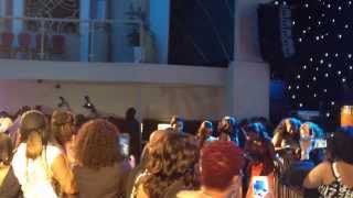 OLAMIDE PERFORMS AT LEKKI WIVES UK PREMIERE [upl. by Airdnalahs421]