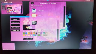 CrystalOS Alpha setup but on bare metal Is it any good  COSMOS C [upl. by Phonsa]