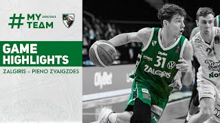 Zalgiris  Pieno Zvaigzdes  Game Highlights  20210118 [upl. by Asilam547]