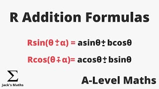 R Addition Formulas  ALevel Maths [upl. by Reo972]