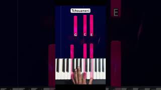 How to play like tchouameni on piano 😱😱pianosoinapp pianotutorial [upl. by Eiuqnimod]