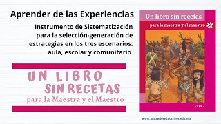 Un libro sin recetas  Fase 4  Aprender de las experiencias [upl. by Kan526]