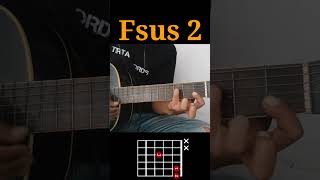 Guitar Lesson Fsus2shorts [upl. by Notanhoj]