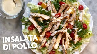 Cena pronta in 10 MINUTI 🤩 Pochi e sani ingredienti per un’insalata di pollo con PARMIGIANO [upl. by Jeanelle]