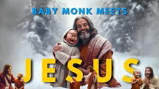 When Baby Monk Meets Jesus Adorable amp Hilarious Moments Together littlemonk jesuschrist jesus [upl. by Manthei]