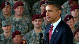 President Obama and the First Lady Speak to Troops at Fort Bragg [upl. by Ybba]