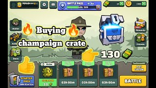 Buying champaign crate 🔥🤩 in mini militia  Balgla  with voice🔥minimilitia [upl. by Enitnelav765]