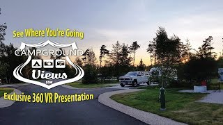 Manistique Lakeshore Campground Michigan MI  360 Virtual Tour 4K  CampgroundViewscom [upl. by Pawsner]