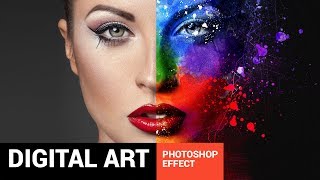 Ultimatum  Digital Art Photoshop Action Tutorial [upl. by Ahsikyw574]