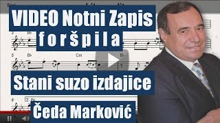 Notni zapis forspila Stani suzo izdajice Ceda Markovic [upl. by Naenaj898]