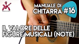 Lezione 16  il valore delle figure musicali note  Nuovo Manuale di Chitarra [upl. by Mcloughlin80]