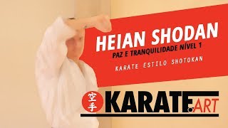 Heian Shodan  Shotokan Karate por Guilherme Marques  KarateArt [upl. by Ilyssa]