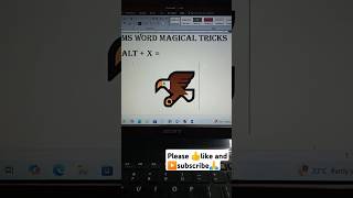 🦅Eagle symbol code for 😱 ms word short tricks and tips shortvideo mswordmagic eagleeducation [upl. by Rydder]