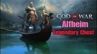 God of War  Alfheim  Legendary Chest by Elevator [upl. by Enalb]