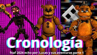 la cronología de five nigths at freddys hasta help wanted 2 [upl. by Adnorat]