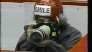 Hockey Photographer Bruce Bennett shown on Sportscannel  2000 [upl. by Higgins]