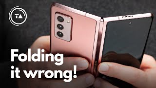 Samsung Youre folding it wrong [upl. by Bear281]