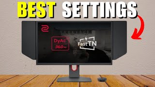 Benq XL2566K Best Settings [upl. by Ellehc516]