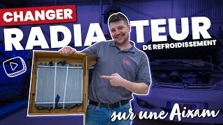 TUTO83  Comment changer le radiateur de refroidissement sur une AIXAM moteur KUBOTA [upl. by Westberg]