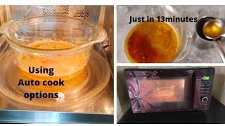 Making Homemade Ghee at home  in Lg microwave using Auto cook option Desi Ghee making in microwave [upl. by Esened]