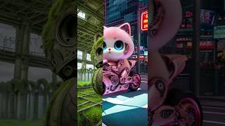 ❤️ Evolution of Cat  cat imag motorcycle image🥰 Moni Milky ✅ cat cute [upl. by Swayne]