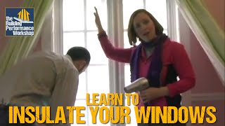 How to Weatherize Windows with Plastic Film Insulation DIY Home Improvement [upl. by Straub]