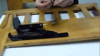 Futon Frame Assembly Video Steps 1 amp 2MOV [upl. by Ainessej]