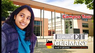 DIT Deggendorf University campus tour in Germany  THD Germany [upl. by Oirobil1]