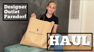 HAUL  DESIGNER OUTLET PARNDORF  Polo Ralph Lauren  NIKE [upl. by Tobye]