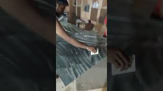 Applying Fevicol on Laminate arqam construction interiordesign shortvideo [upl. by Ahsenor951]