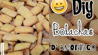 DIY bolacha d amoníaco  DELICIOSAA  Ingrid [upl. by Mini21]