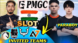 Will INDIAN Team Get A Slot In PMGC 2024  5 Special INVITED TEAMS in PMGC [upl. by Teeter46]