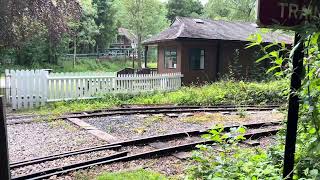 Peter departing Amberley on the industrial railway at Amberley working museum [upl. by Ened]