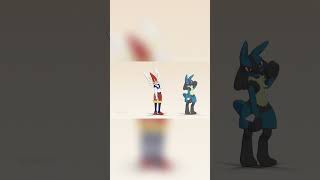 Cinderace amp Lucario  stock shuffle meme shorts [upl. by Raoul]