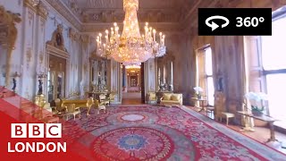 360° Video Buckingham Palace Tour  BBC London [upl. by Nwaf]