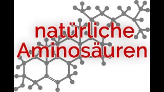 Natürliche Aminosäuren  wichtigste Bausteine für den Körper [upl. by Ellehsram]