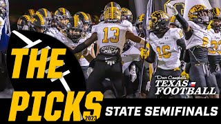 Texas High School Football Playoff Predictions 2023 State Semifinals [upl. by Lothario]