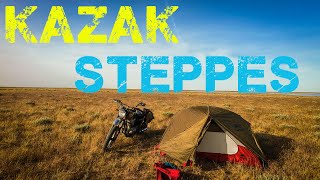 Sleep in the KAZAKHSTAN STEPPES with almost NO MONEY [upl. by Eciram]