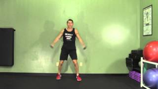 Crossover Jumps  Arms Cross  HASfit Cardio Exercises  Cardiovascular Aerobic Exercise [upl. by Auod336]