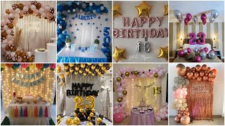 Birthday decoration ideas at home  Birthday decor ideas [upl. by Ydnak]