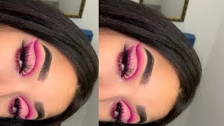 FULL CUT CREASE MAKEUP TUTORIAL JAMES CHARLES PALETTE  KATHERINE VARGAS [upl. by Amin]