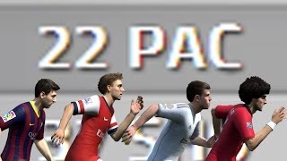 Slowest players in FIFA 14 Speed Test [upl. by Calvo205]