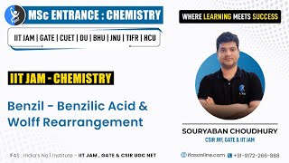 Benzil  Benzilic Acid and Wolff Rearrangement for IIT JAM Chemistry [upl. by Dam488]