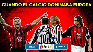 Cuando el CALCIO DOMINABA EUROPA  MILAN 21 JUVENTUS 20022003 [upl. by Gylys806]