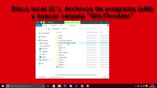 DESCARGAR E INSTALAR WINTHRUSTER [upl. by Mitchell50]