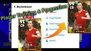 99 Rated F Beckenbauer Training amp Player Progression Tutorial Full Details In eFootball 2022 Mobile [upl. by Nayhr473]