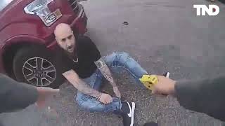 Bodycam video shows trooper firing at suspect in Connecticut [upl. by Pickford47]