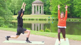 Workout Interval training with ballet dancers Michèle and Conal [upl. by Philine]